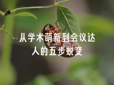 从学术萌新到会议达人的五步蜕变