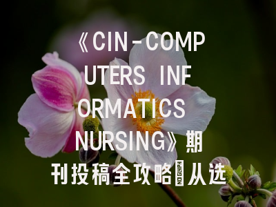 《CIN-COMPUTERS INFORMATICS NURSING》期刊投稿全攻略：从选题到发表的进阶指南