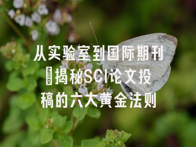 从实验室到国际期刊：揭秘SCI论文投稿的六大黄金法则