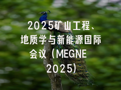 2025矿山工程、地质学与新能源国际会议（MEGNE 2025）
