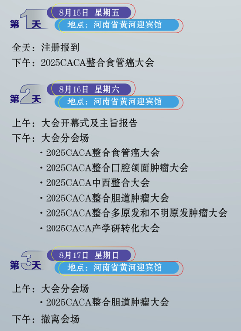 2025CACA华中整合肿瘤学大会