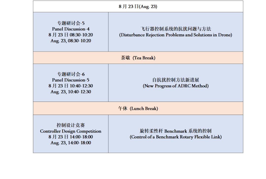 IEEE第17届自抗扰控制研讨会