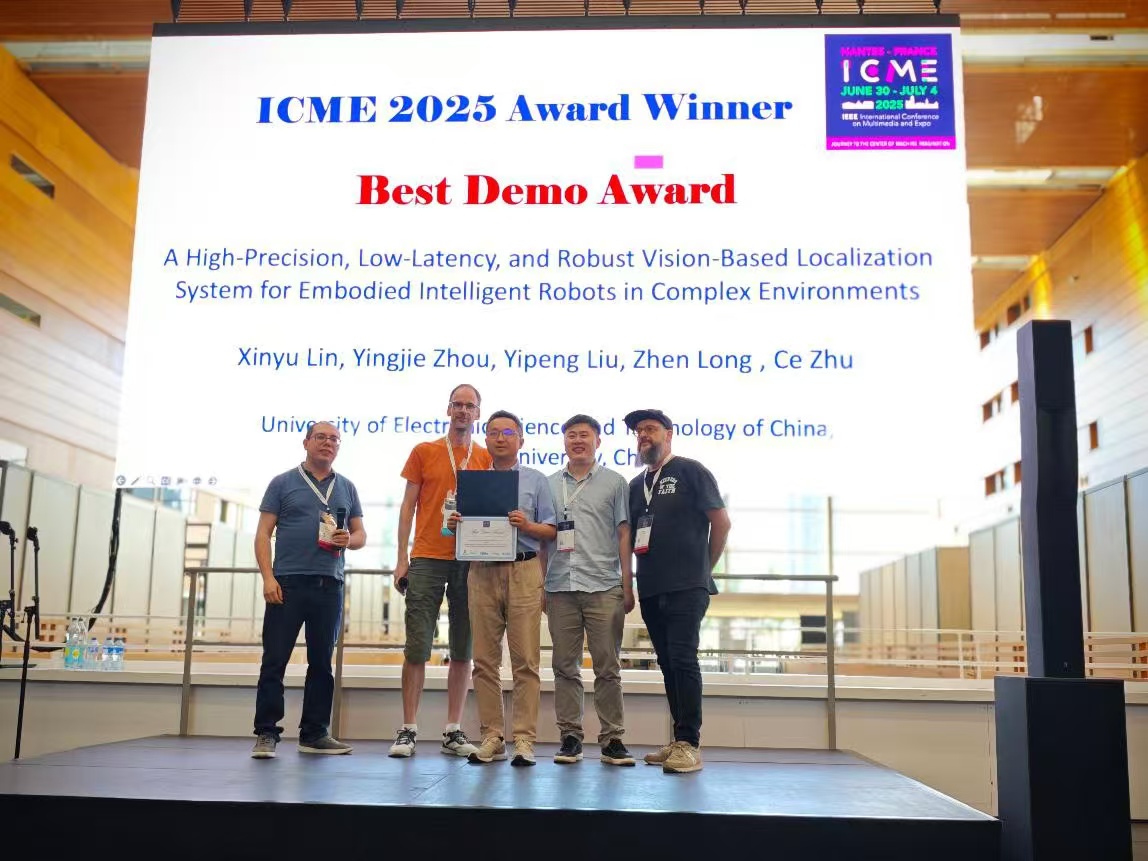 电子科技大学信通学院朱策教授团队荣获IEEE ICME 2025国际会议“最佳演示奖”