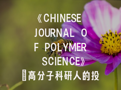 《CHINESE JOURNAL OF POLYMER SCIENCE》：高分子科研人的投稿指南与选刊策略