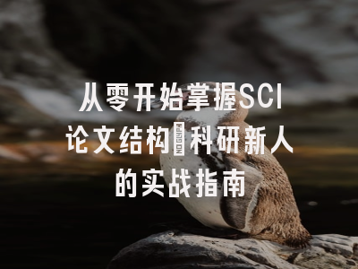 从零开始掌握SCI论文结构：科研新人的实战指南