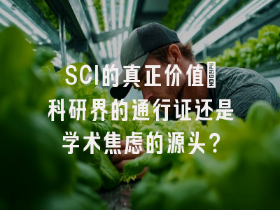 SCI的真正价值：科研界的通行证还是学术焦虑的源头？