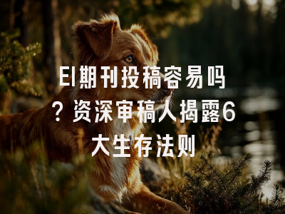 EI期刊投稿容易吗？资深审稿人揭露6大生存法则