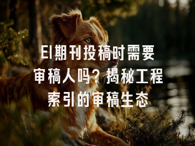 EI期刊投稿时需要审稿人吗？揭秘工程索引的审稿生态