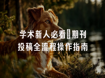 学术新人必看：期刊投稿全流程操作指南