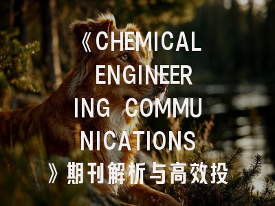 《CHEMICAL ENGINEERING COMMUNICATIONS》期刊解析与高效投稿指南