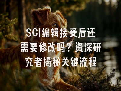 SCI编辑接受后还需要修改吗？资深研究者揭秘关键流程