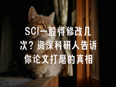 SCI一般得修改几次？资深科研人告诉你论文打磨的真相