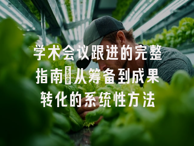 学术会议跟进的完整指南：从筹备到成果转化的系统性方法