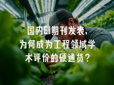 国内EI期刊发表，为何成为工程领域学术评价的硬通货？