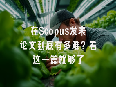 在Scopus发表论文到底有多难？看这一篇就够了