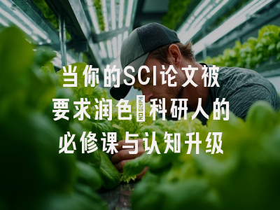 当你的SCI论文被要求润色：科研人的必修课与认知升级