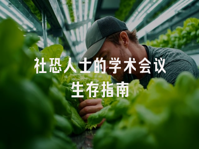 社恐人士的学术会议生存指南