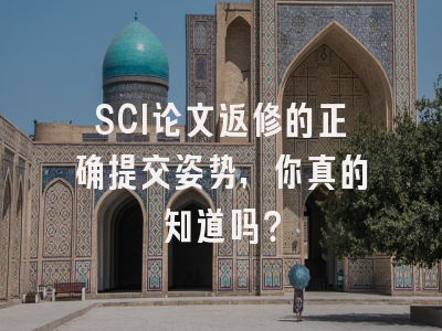 SCI论文返修的正确提交姿势，你真的知道吗？