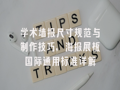 学术墙报尺寸规范与制作技巧，海报展板国际通用标准详解