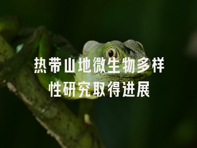 热带山地微生物多样性研究取得进展