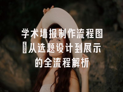 学术墙报制作流程图：从选题设计到展示的全流程解析
