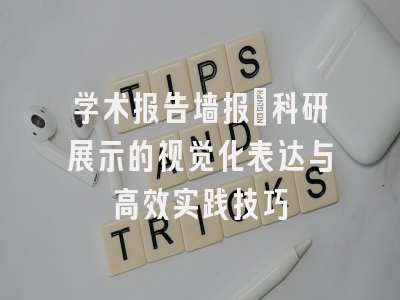 学术报告墙报｜科研展示的视觉化表达与高效实践技巧