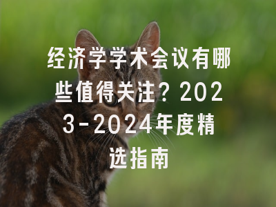 经济学学术会议有哪些值得关注？2023-2024年度精选指南