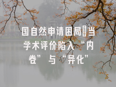 国自然申请困局：当学术评价陷入 “内卷” 与 “异化”