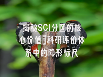 揭秘SCI分区的核心价值：科研评价体系中的隐形标尺