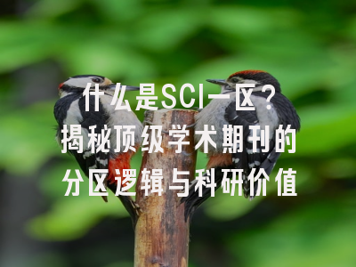 什么是SCI一区？揭秘顶级学术期刊的分区逻辑与科研价值