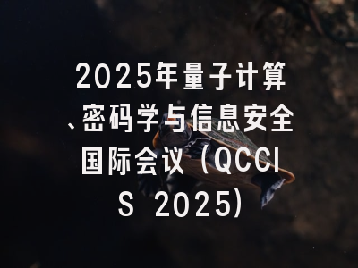 2025年量子计算、密码学与信息安全国际会议（QCCIS 2025）