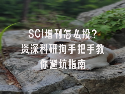 SCI增刊怎么投？资深科研狗手把手教你避坑指南