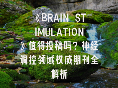 《BRAIN STIMULATION》值得投稿吗？神经调控领域权威期刊全解析