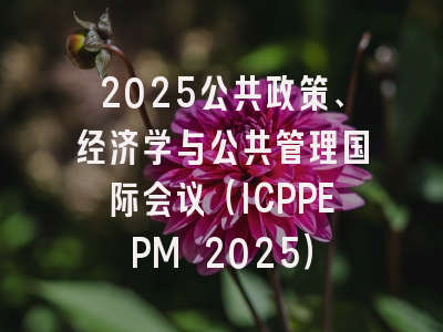 2025公共政策、经济学与公共管理国际会议（ICPPEPM 2025）