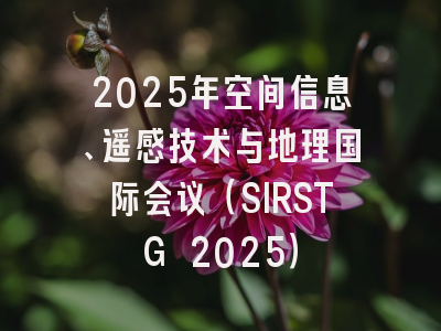 2025年空间信息、遥感技术与地理国际会议（SIRSTG 2025）