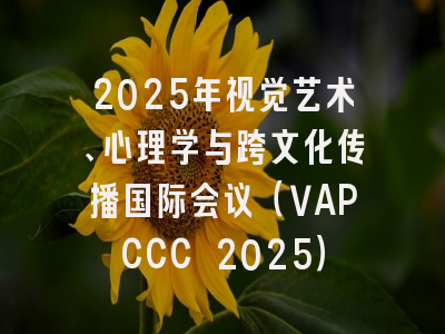 2025年视觉艺术、心理学与跨文化传播国际会议（VAPCCC 2025）