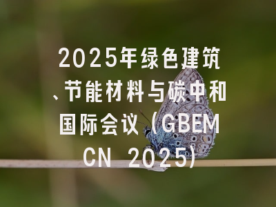 2025年绿色建筑、节能材料与碳中和国际会议（GBEMCN 2025）
