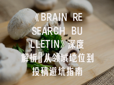 《BRAIN RESEARCH BULLETIN》深度解析：从领域地位到投稿避坑指南