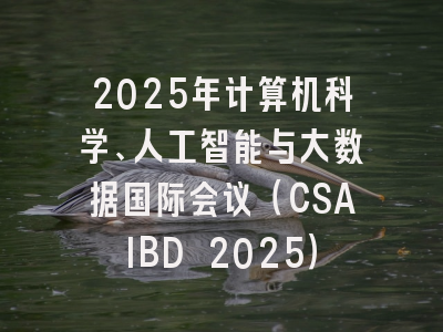 2025年计算机科学、人工智能与大数据国际会议（CSAIBD 2025）