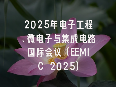 2025年电子工程、微电子与集成电路国际会议（EEMIC 2025）