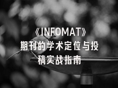 《INFOMAT》期刊的学术定位与投稿实战指南