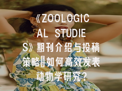 《ZOOLOGICAL STUDIES》期刊介绍与投稿策略：如何高效发表动物学研究？