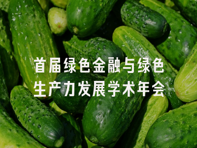 首届绿色金融与绿色生产力发展学术年会