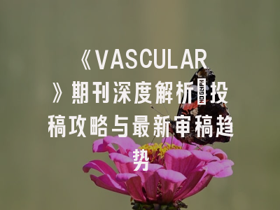 《VASCULAR》期刊深度解析：投稿攻略与最新审稿趋势