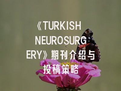 《TURKISH NEUROSURGERY》期刊介绍与投稿策略