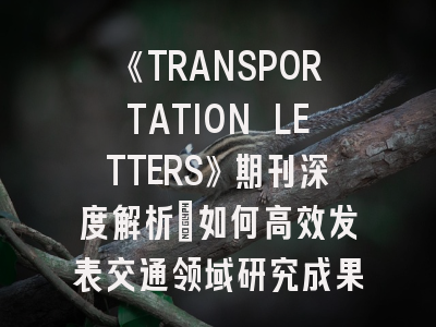 《TRANSPORTATION LETTERS》期刊深度解析：如何高效发表交通领域研究成果？