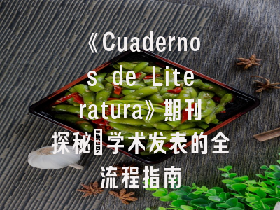 《Cuadernos de Literatura》期刊探秘｜学术发表的全流程指南