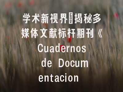 学术新视界｜揭秘多媒体文献标杆期刊《Cuadernos de Documentacion Multimedia》