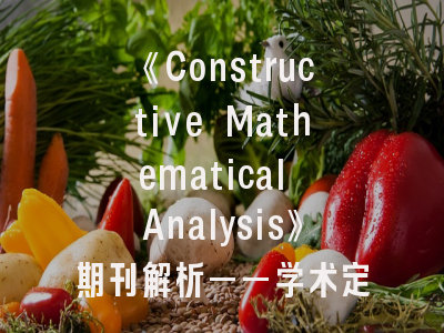 《Constructive Mathematical Analysis》期刊解析——学术定位与投稿策略全解