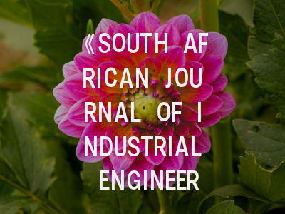 《SOUTH AFRICAN JOURNAL OF INDUSTRIAL ENGINEERING》期刊深度解析与高效投稿策略